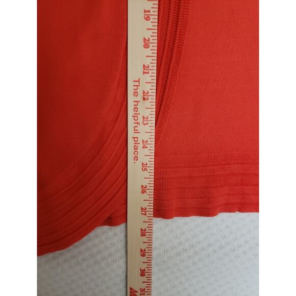 Womens 41 Hawthorn Orange Open Front Spring & Summer Soft Knit Cardigan. XL - Picture 3 of 8